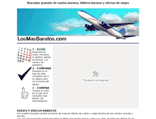 Tablet Screenshot of losmasbaratos.com